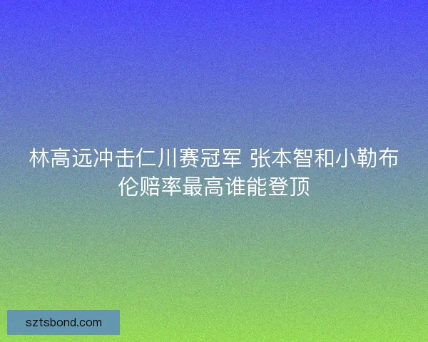 林高远冲击仁川赛冠军 张本智和小勒布伦赔率最高谁能登顶